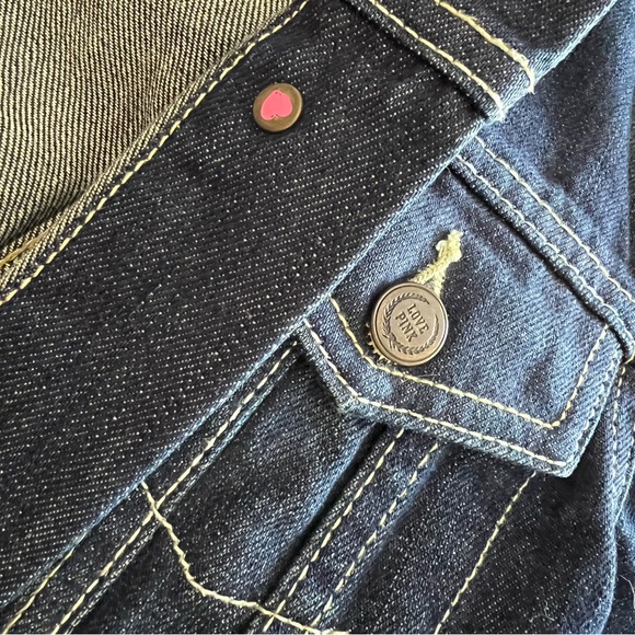 Victoria’s Secret PINK denim jacket. Size medium - Picture 2 of 4